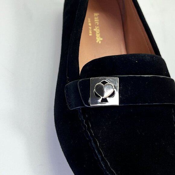 Kate Spade New York Women's Camellia Loafers Size 7.5 in Black Suede - Picture 14 of 14